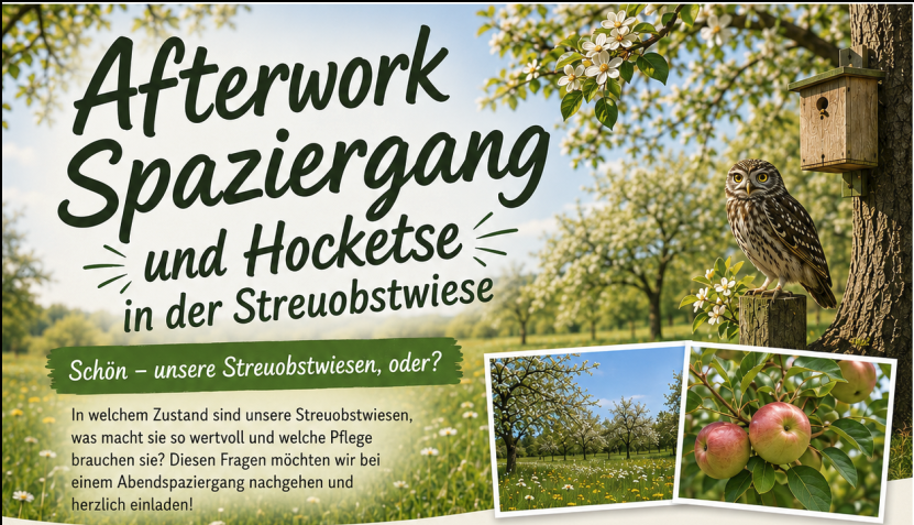 After Work Spaziergang durch unsere Streuobstwiesen